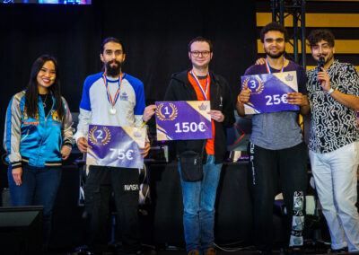 Gagnants du tournoi cashprize Street Fighter à la Game in Reims 2023